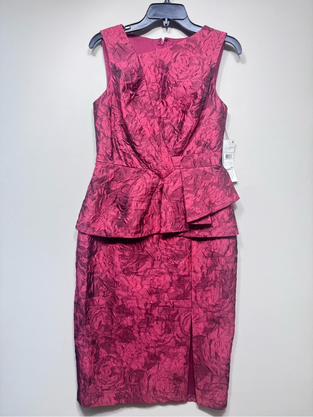 Aidan by Aidan Mattox Womens Jacquard Sleeveless Cocktail and Party Dress size 6
